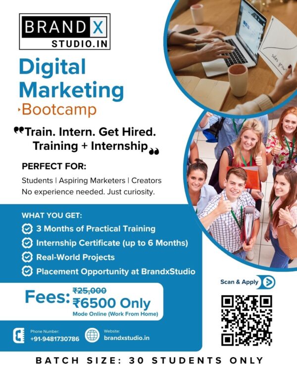 Digital Marketing Bootcamp by BrandxStudio